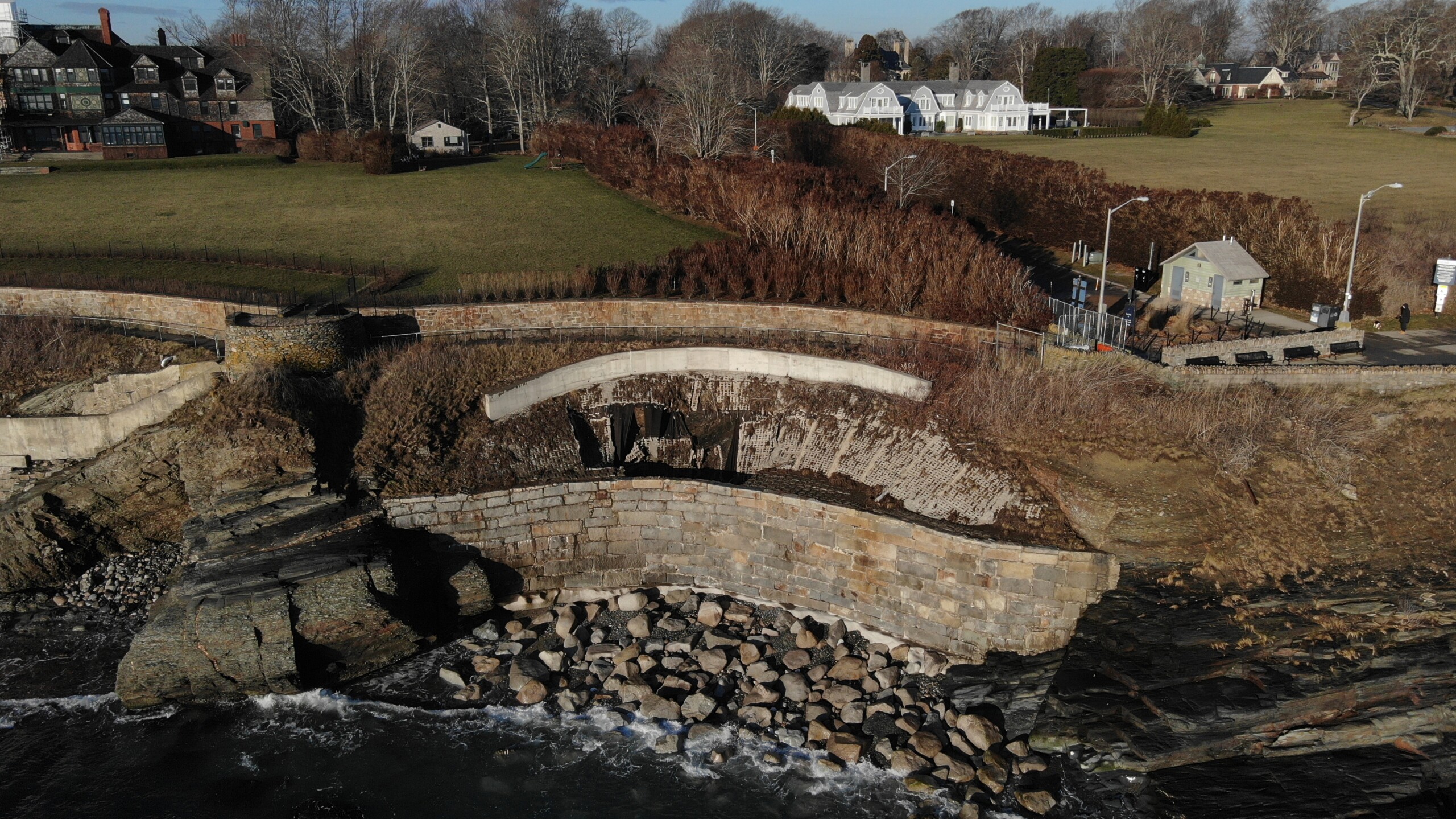 Newport's Cliff Walk once again damaged, but this time because of ...