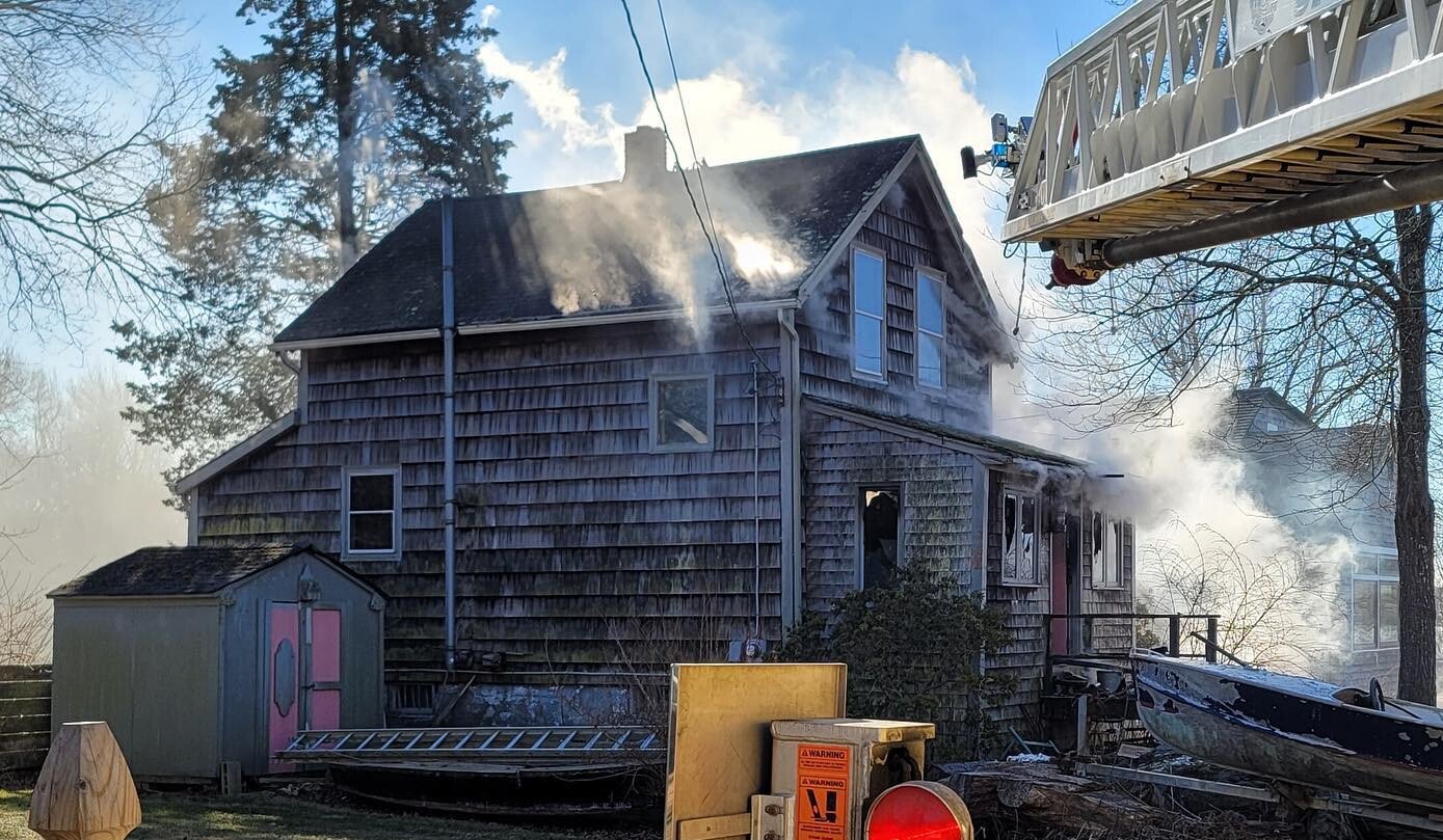 Structure fire in Jamestown causes significant damage, residence
