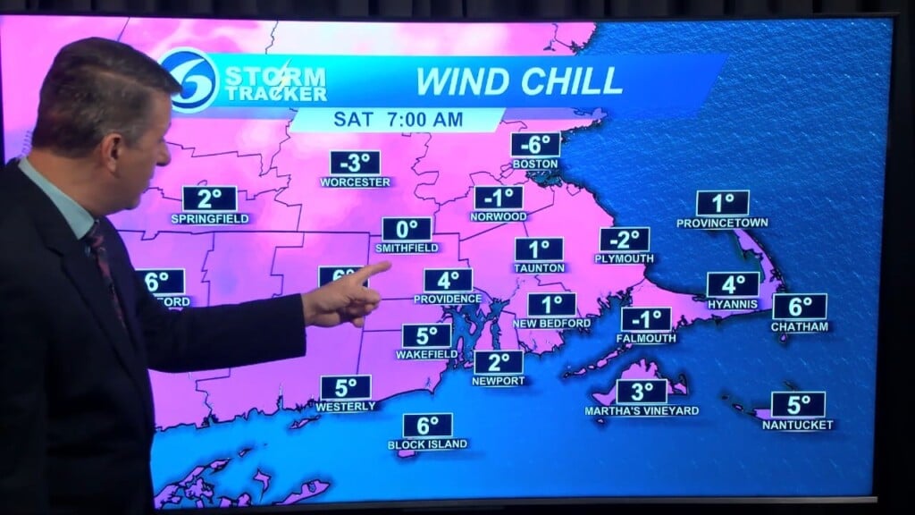 Wind Chill Near Zero Coming