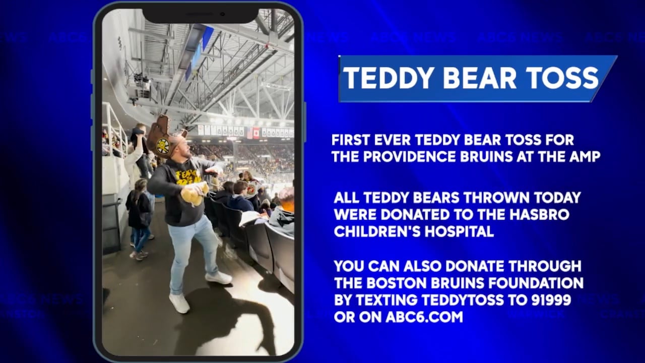 Teddy Bear Toss  Providence Bruins
