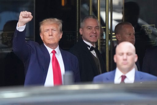 Donald Trump In New York City Courtroom For Arraignment