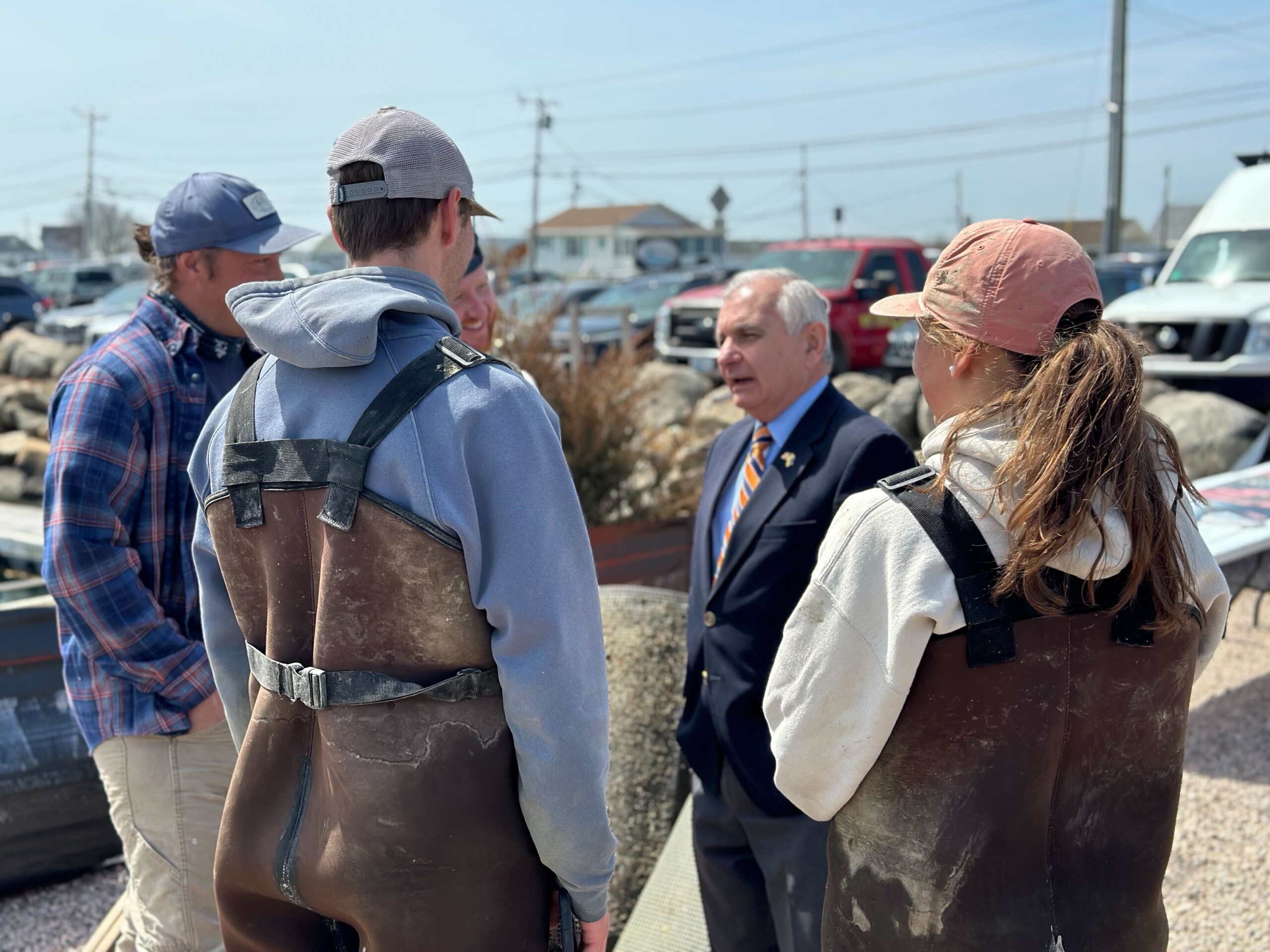 Sen. Reed, University of Rhode Island experts to break ground at shellfish hatchery in Matunuck