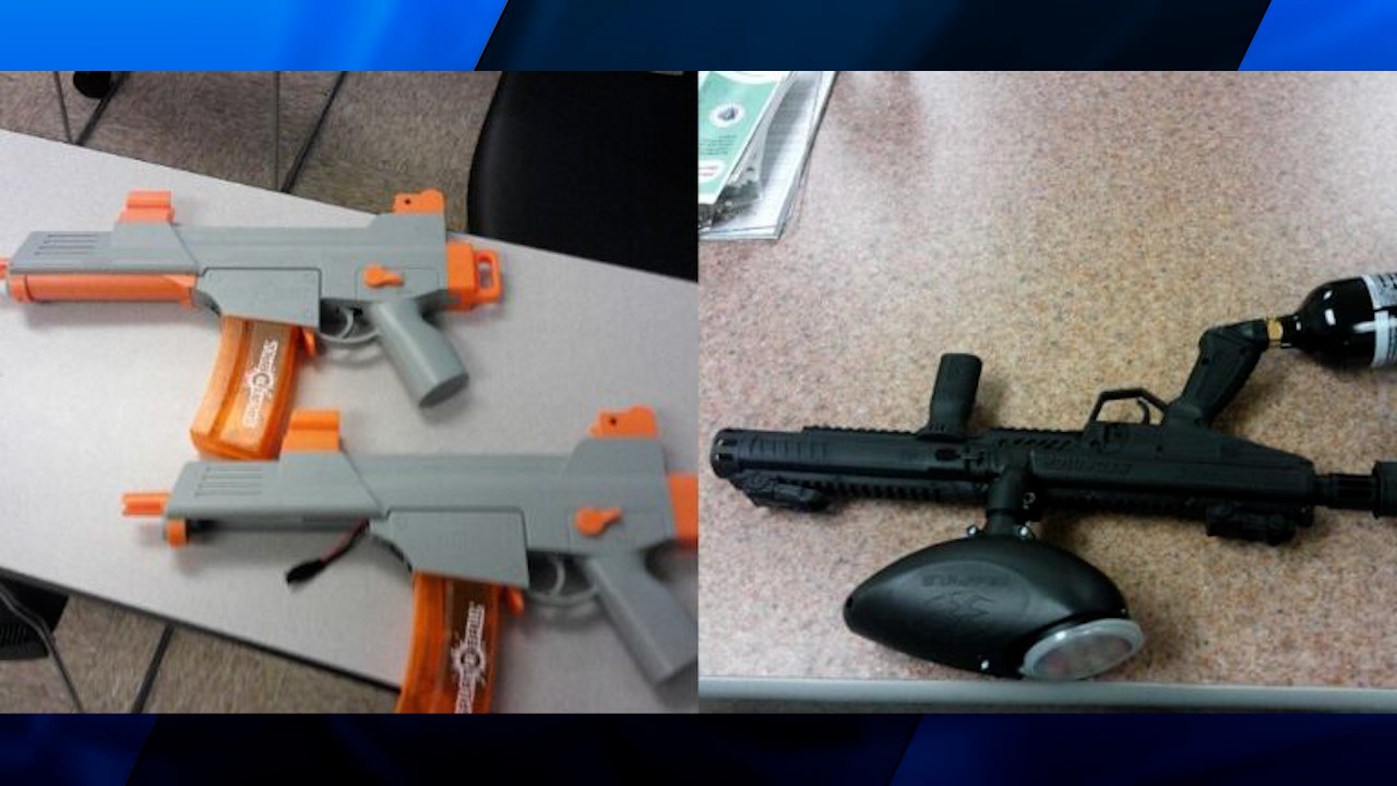 Group of young men accused of shooting paintballs at a car ABC6