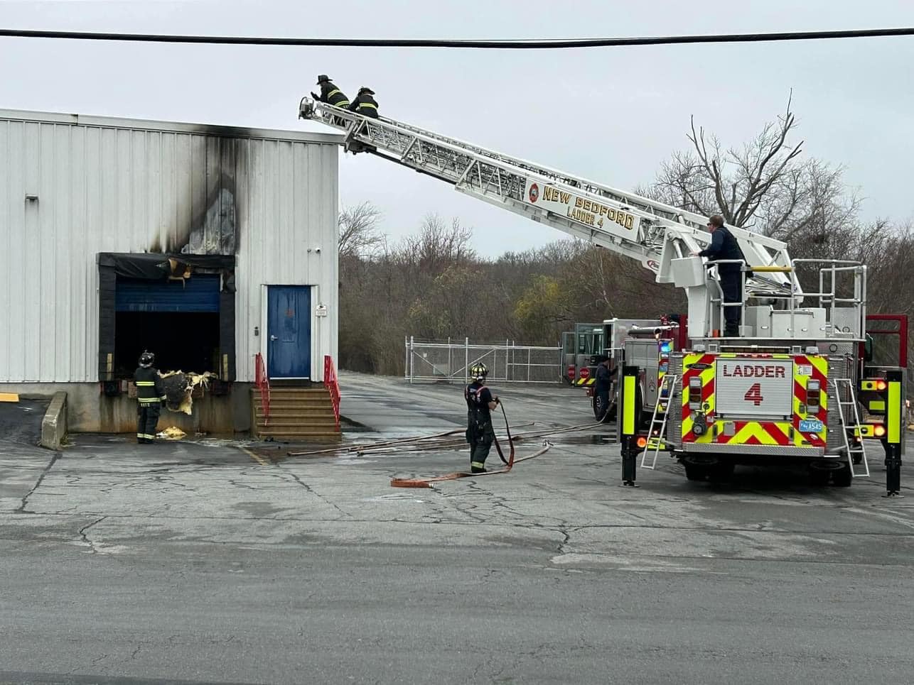 New Bedford firefighters knock down accidental fire at Rothtec loading