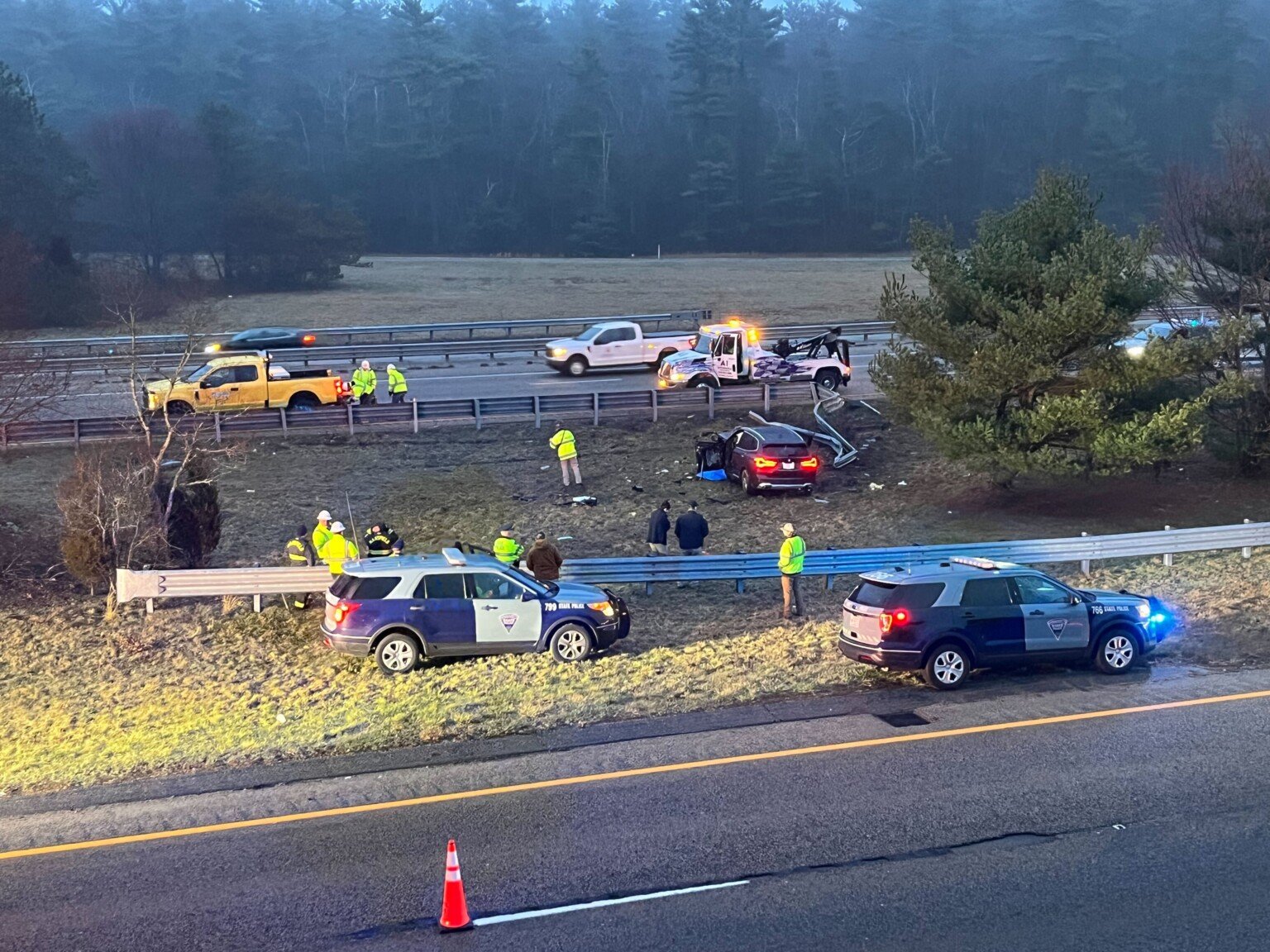 Man killed on Interstate 495 crash in Mansfield | ABC6