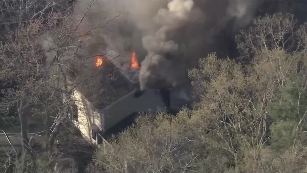 Wcvb5 Chopper Vid Plainville Fire