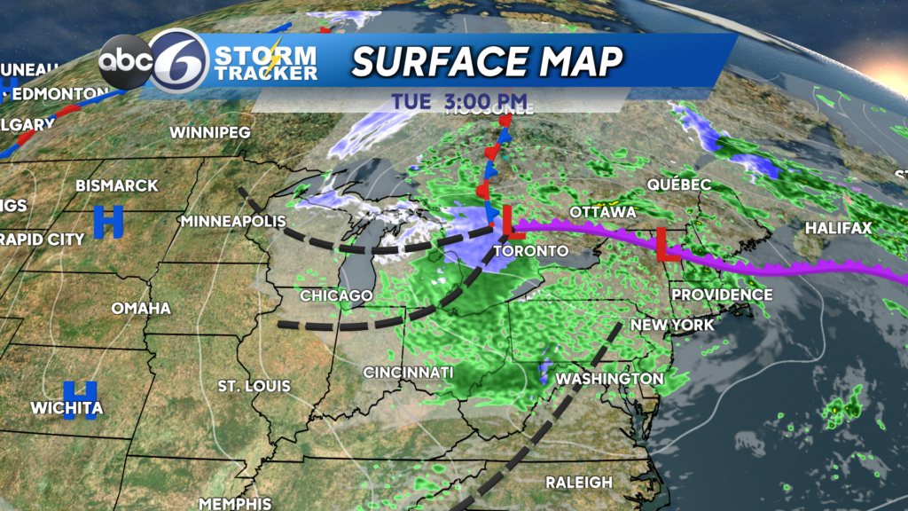 Surface Map With Forecast