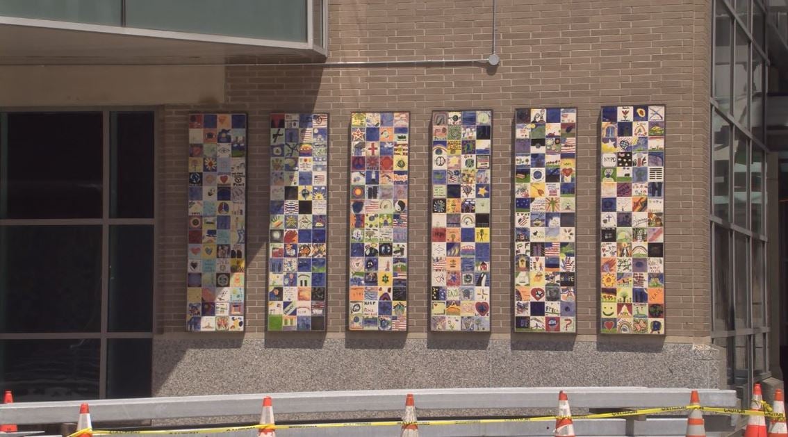 9/11 Wall of Hope monument installation begins in Providence ABC6