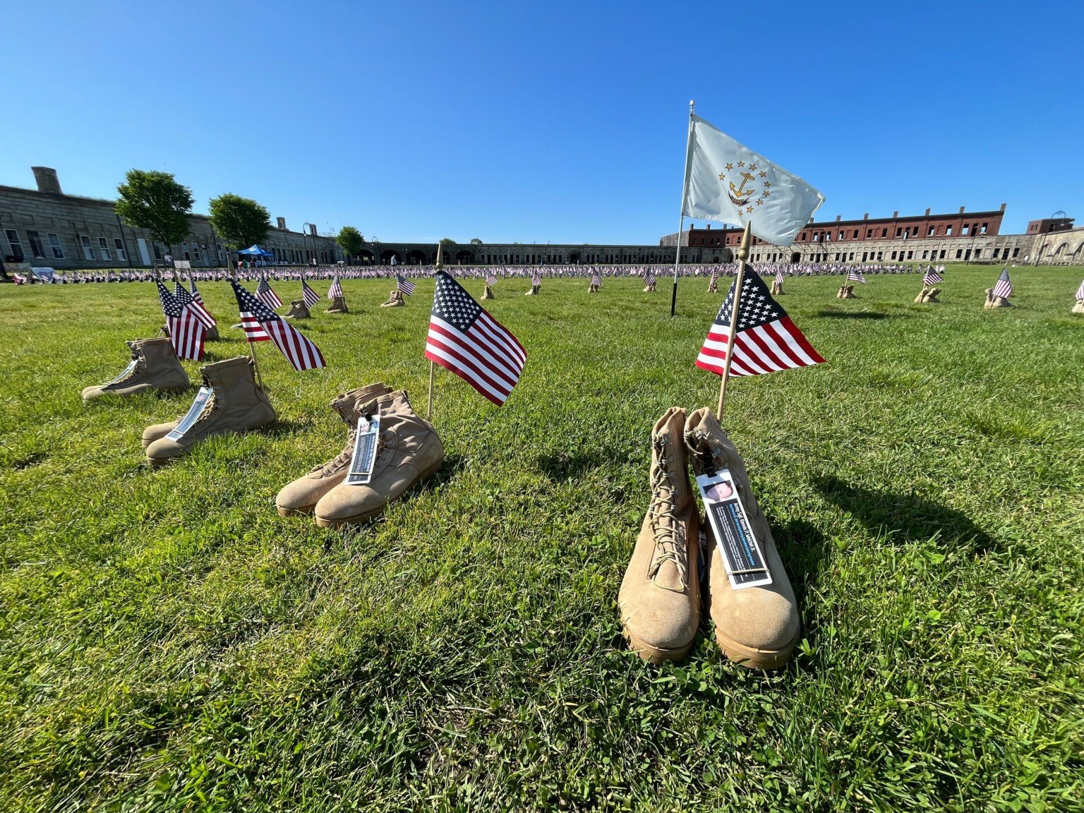 Newport's Boots on the Ground for Heroes Memorial opens to the public