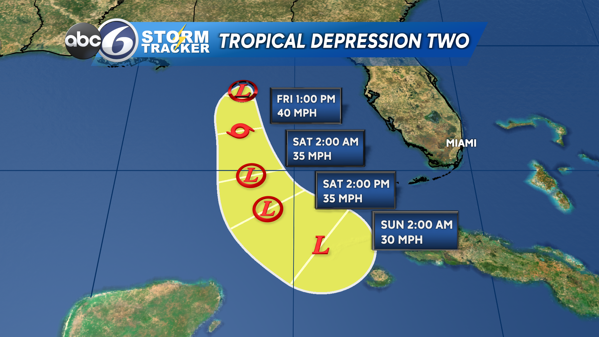 Tropical Depression Two forms in Gulf of Mexico; forecast to