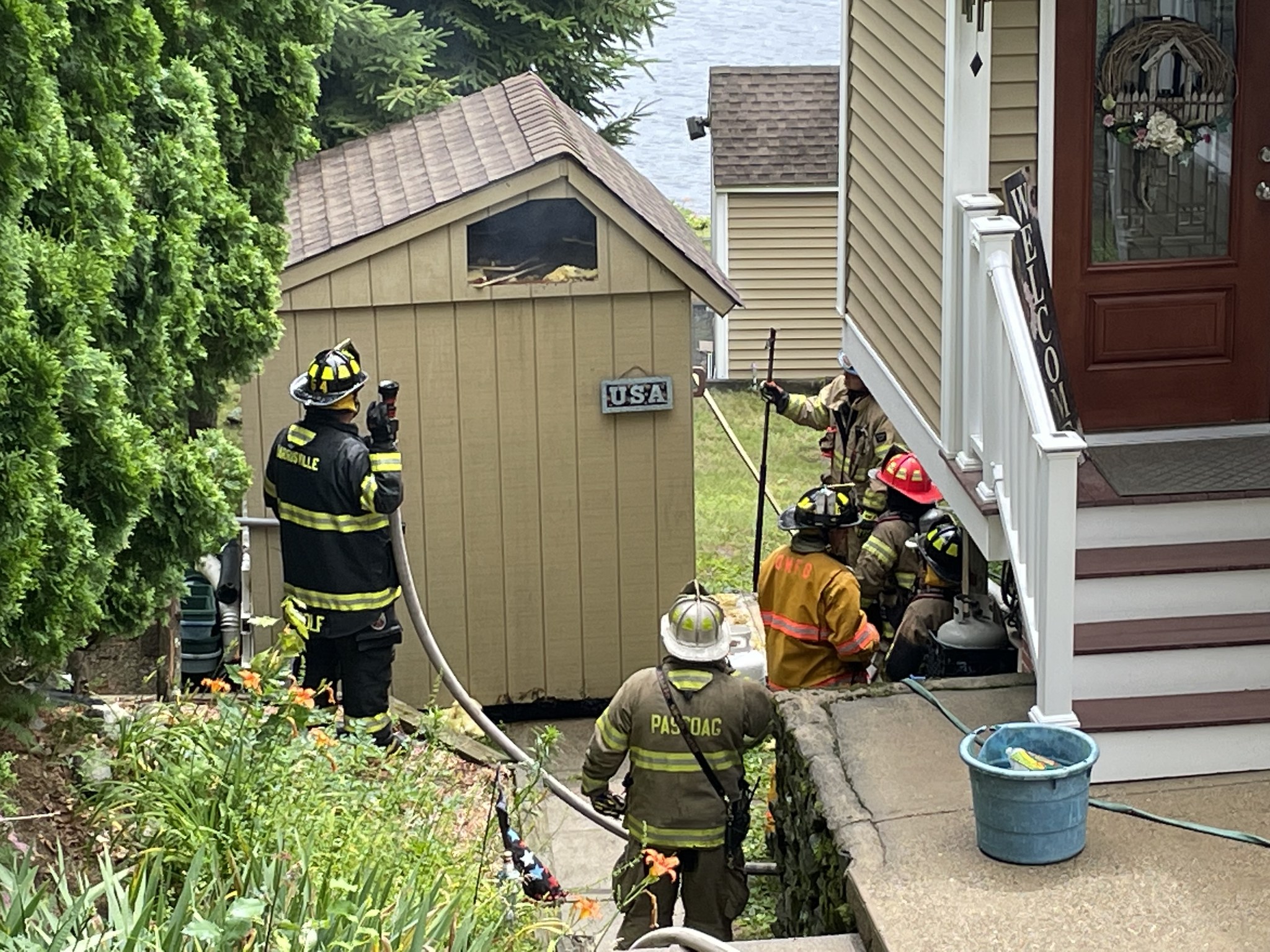 Pascoag Fire Department knocks down shed fire ABC6