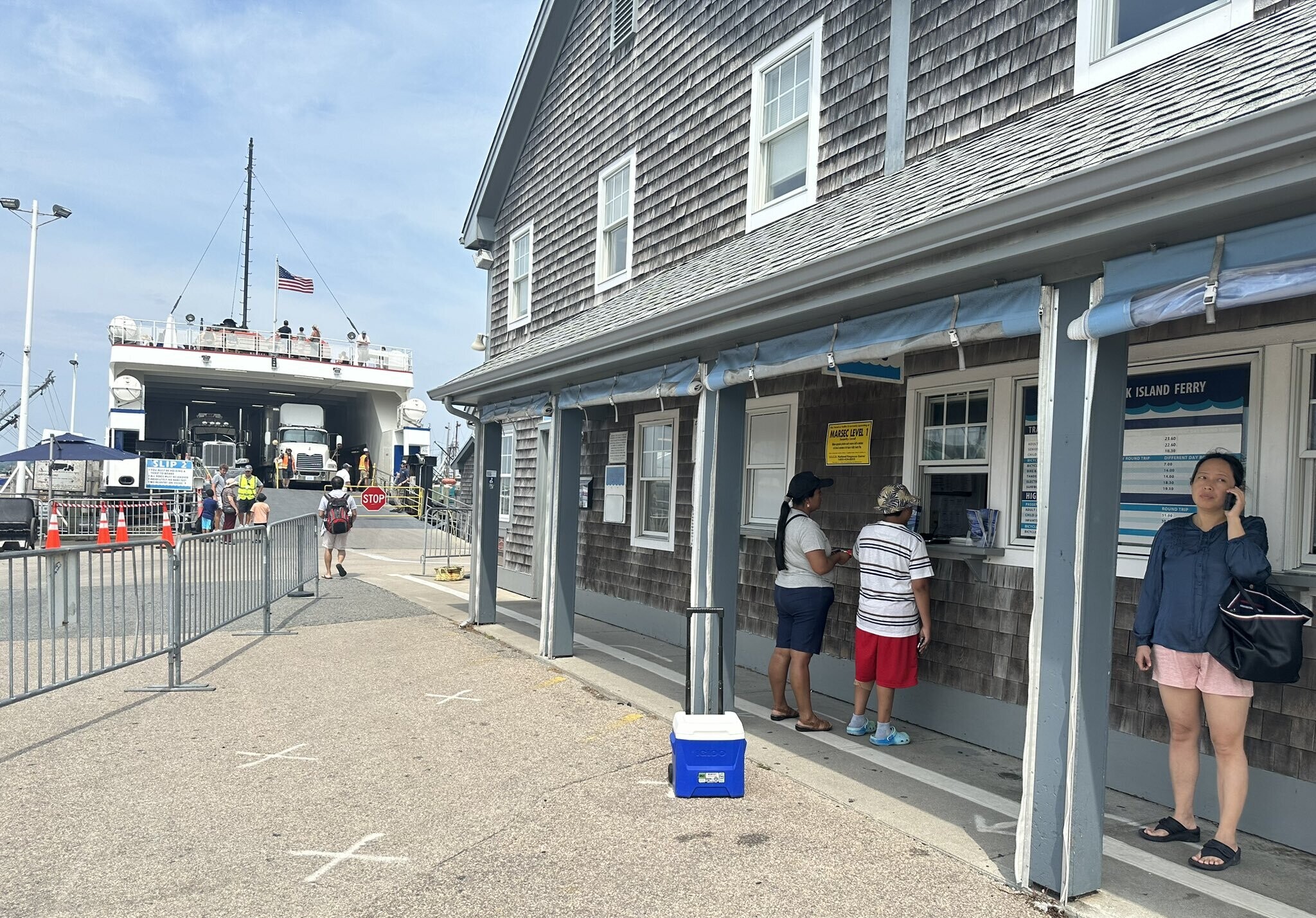 Block Island Ferry runs as usual days after fire erupts in historic