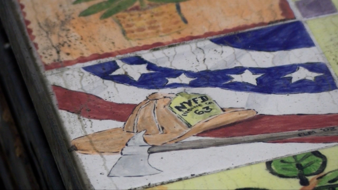 Rhode Island 9/11 Wall of Hope installation at new location underway ABC6