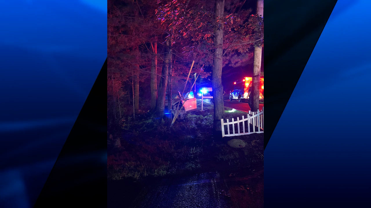 Driver hurt after car crashes into tree in Lakeville ABC6