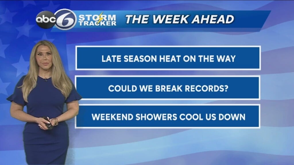 Late Season Heat Causes Temps To Rise This Week