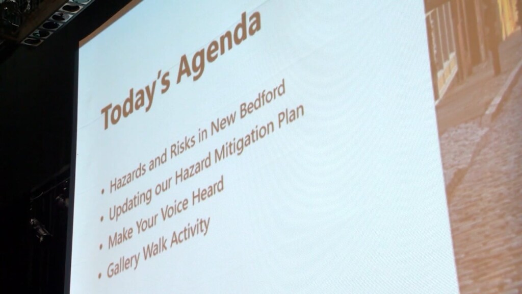 The City Of New Bedford Wants To Hear From The Public As They Update Its Hazard Mitigation Plan