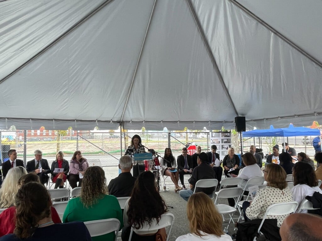 Crossroads groundbreaking ceremony