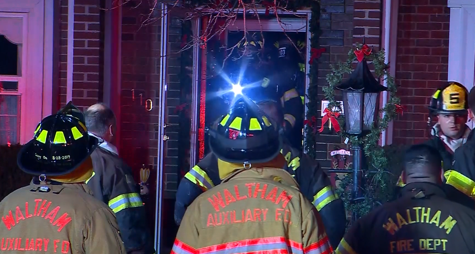 Firefighters battle Christmas Eve house fire in Waltham ABC6