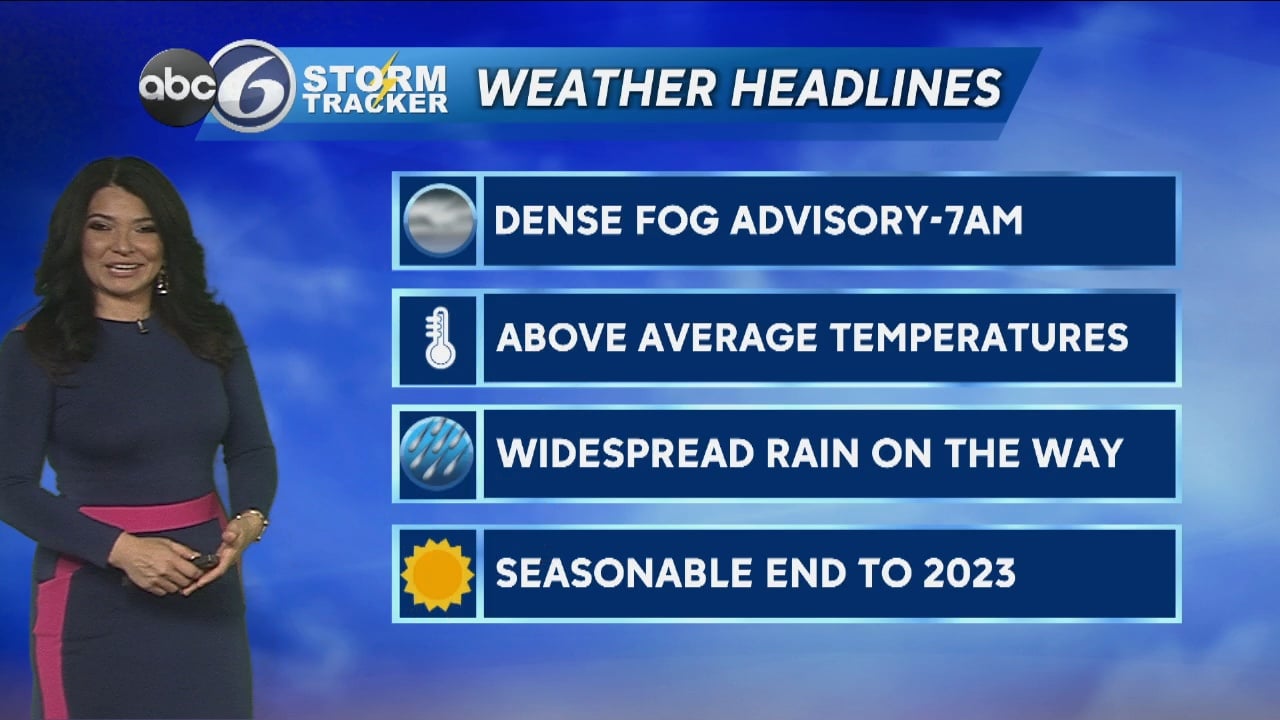 Fog leads to widespread rain overnight | ABC6