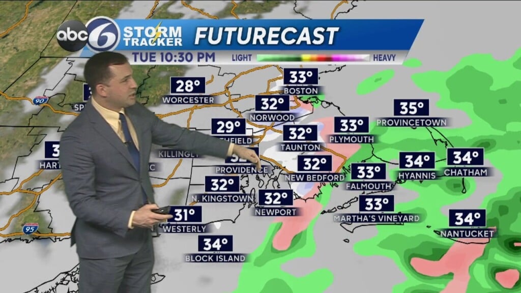 Monday Evening Weather