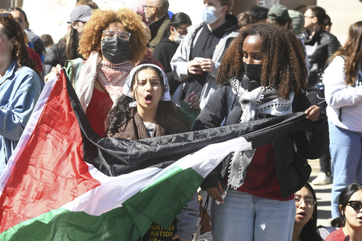 Pro Palestinian Protests Sweep Us College Campuses Following Mass Arrests At Columbia