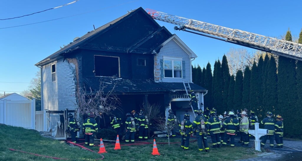 Crews Fight Cumberland House Fire That Leaves Building Heavily Burned 