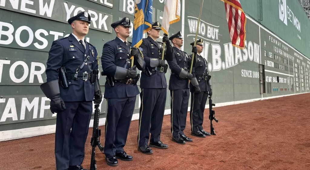 North Providence police Honor Guard takes the field at Fenway Park | ABC6