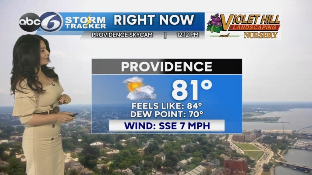 Monday Noon Forecast