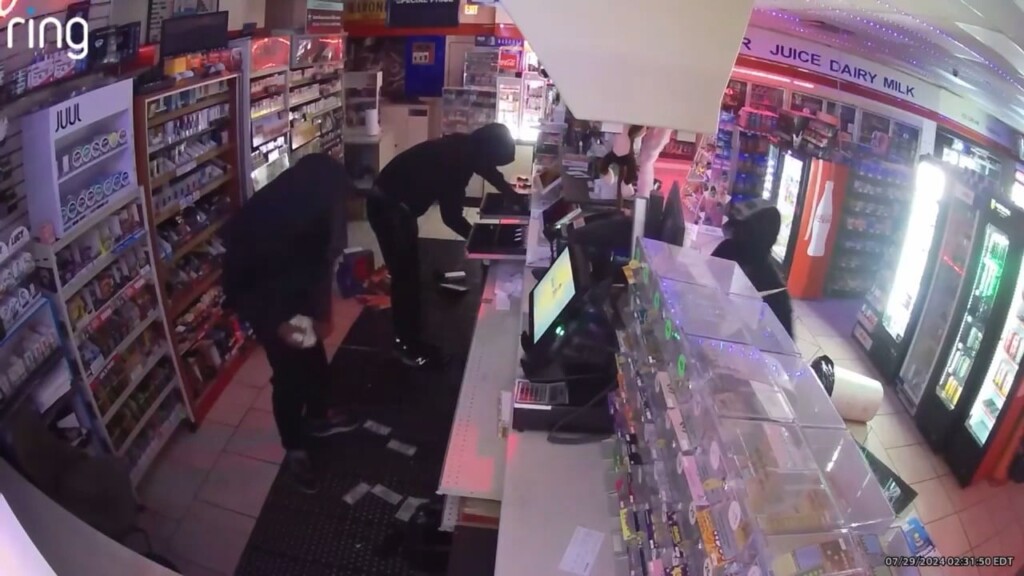 Local Bussiness Owner Shares Footage From North Kingstown Robbery Spree