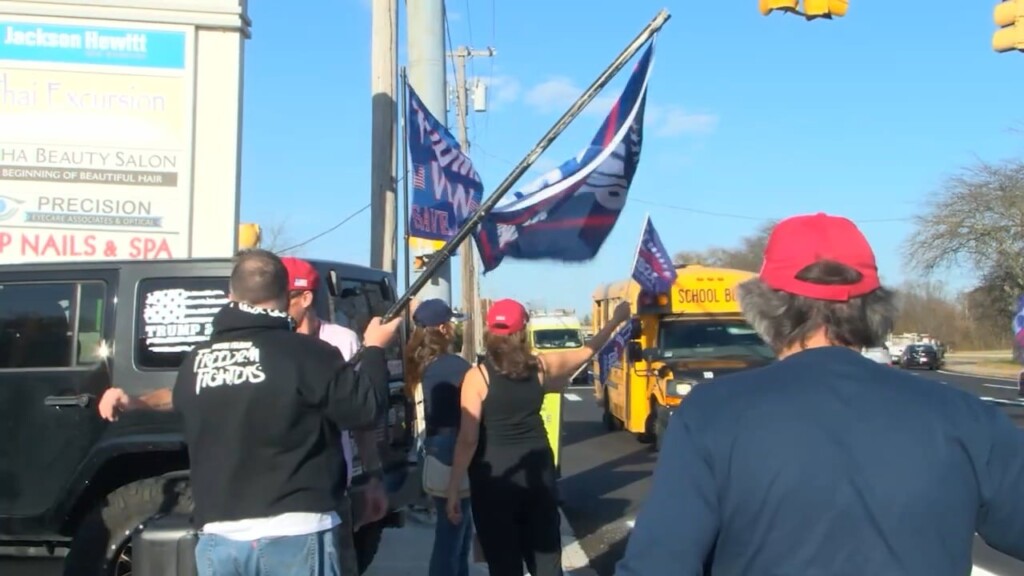 Trump Supporters Host Rally In Warwick