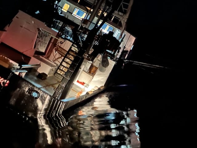 Aground