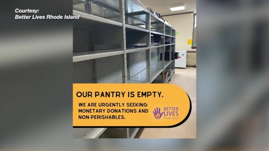 Better Lives Ri Food Pantry Receives Flood Of Donations After Social Post Of Empty Shelves