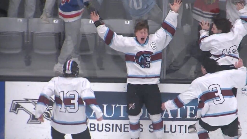 Kiernan's Ot Goal Lifting East Greenwich/toll Gate Over Portsmouth In Division Ii Boys Hockey Final