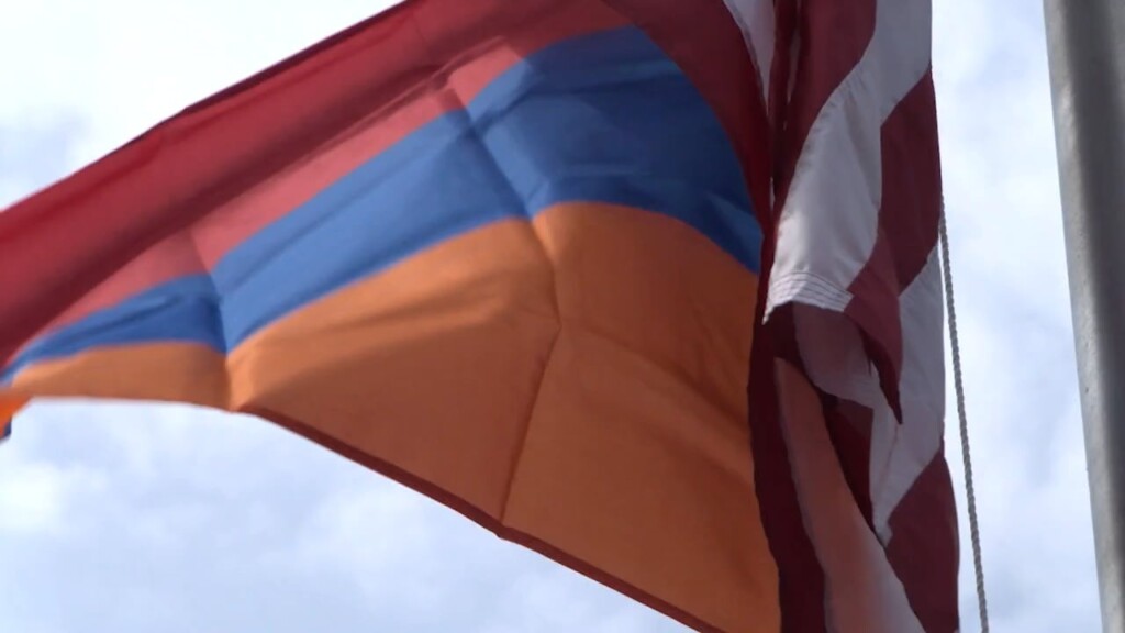 Armenian Flag Raising
