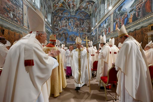 Pope Leo Xiv Celebrates First Mass As Details Emerge Of How Votes Coalesced In The Conclave