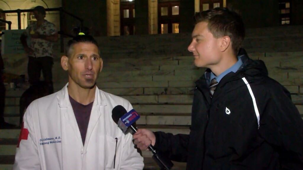 Abc6 Speaks With Rhode Island Physician Amid 25 Hour Protest To Nationwide Healthcare Cuts