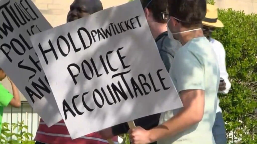 Pawtucket Police Shooting Rally