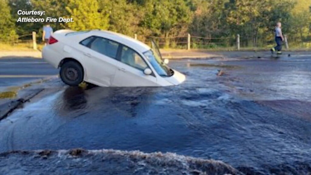 Update: Road Still Partially Closed After Attleboro Water Main Break
