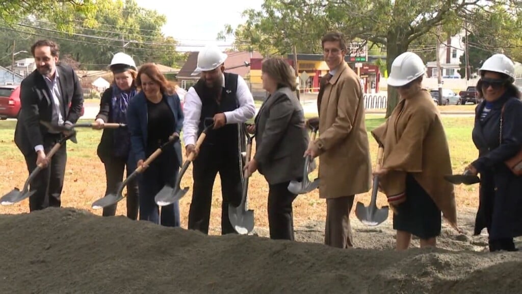 Ri Officials And Ppsd Break Ground On Mount Pleasant High School Remodeling Project