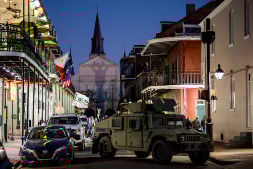 National Guard Arrives In New Orleans For 1st New Year’s Since Bourbon Street Attack