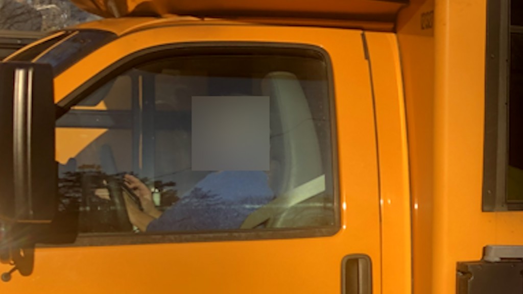 Bus Driver Texting