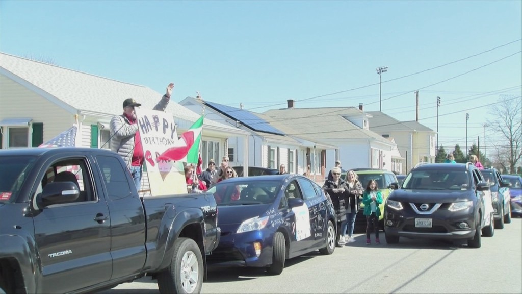 Pawtucket Family Surprises 92 Year Old Grandfather During Coronavirus Quarantine
