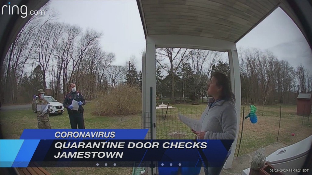 New Yorker Catches Quarantine Check On Ring Camera: "i Felt Singled Out At First But It's For The Best"