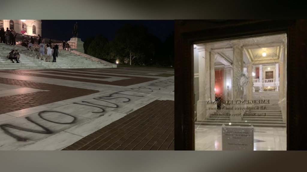 State House Vandalism