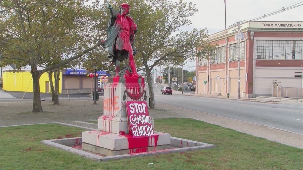 John M Columbus Statue Pkg