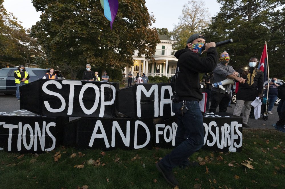 Baker Eviction Protest