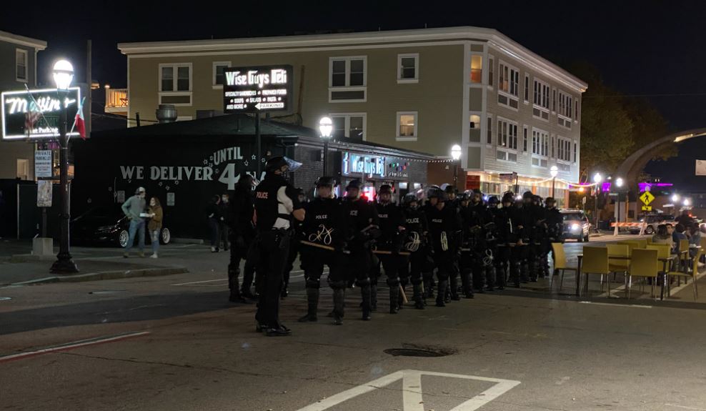 Police Atwells Protest