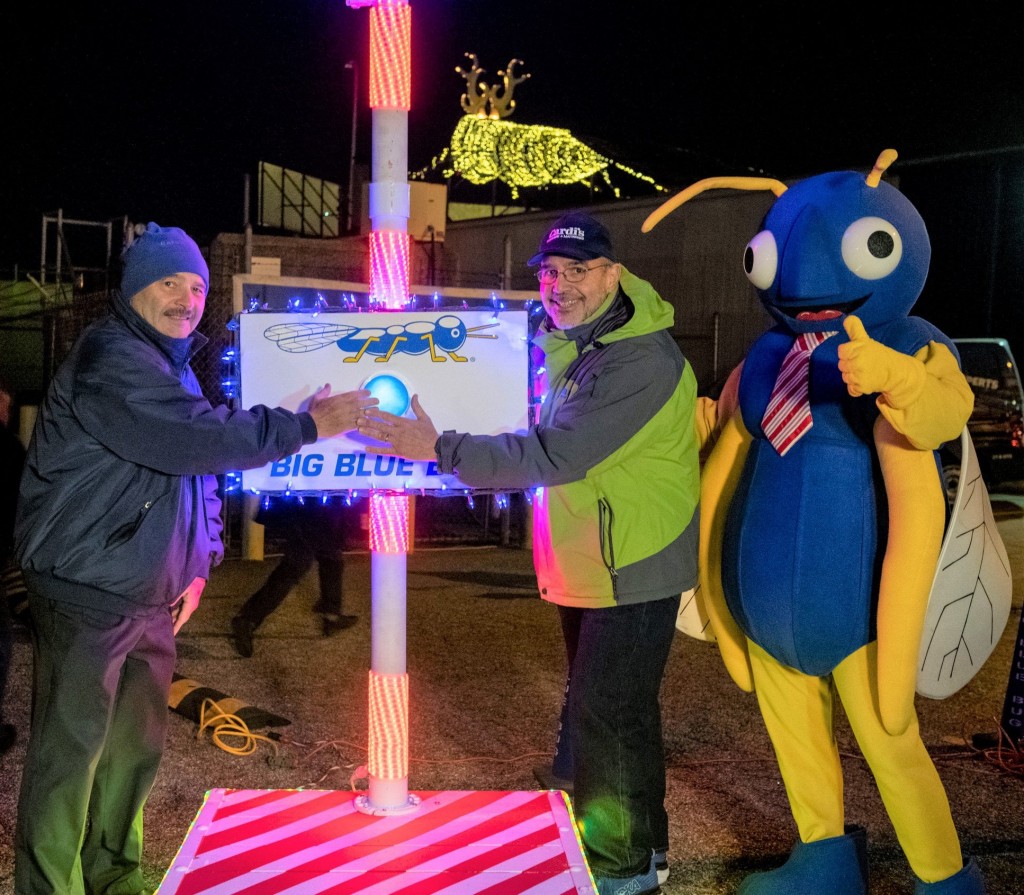 Big Blue Bug Christmas