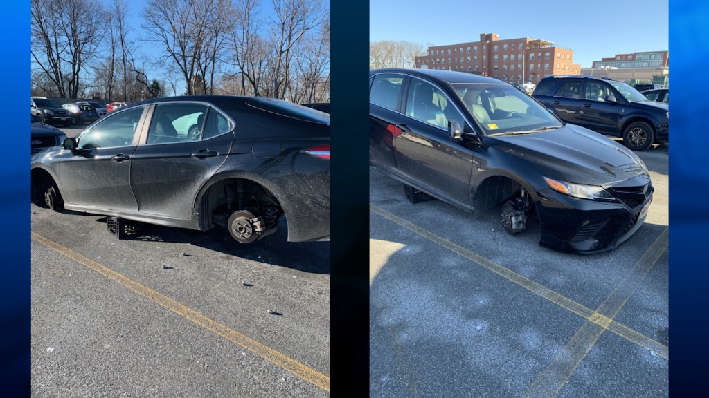 Nurse Car On Blue Backgroundstill001