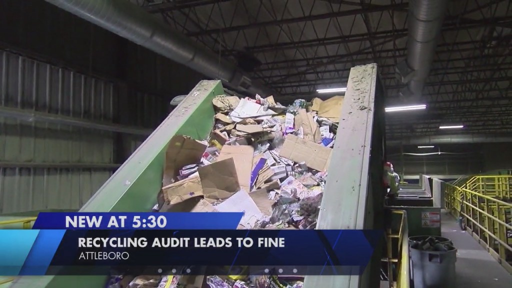 Waste Management Fining Attleboro For Excessive Non Recyclables In Single Stream Recycling